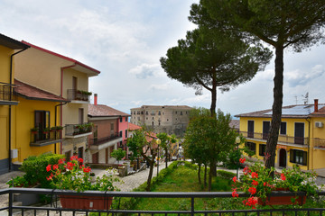View of the town of Gesualdo