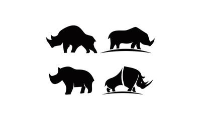 logo set rhinos