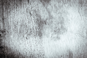 Scratched dirty dusty copper plate texture, black and white image.