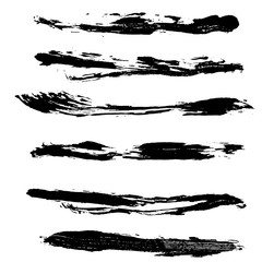 Ink vector brush strokes background. Vector illustration. Grunge texture.