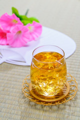 冷たい麦茶