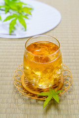 冷たい麦茶