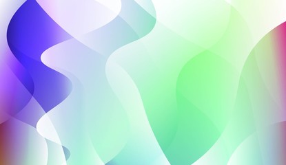 Fototapeta na wymiar Geometric Wave Shape with Gradient Blurred Abstract Background. For Greeting Card, Flyer, Poster, Brochure, Banner Calendar. Vector Illustration.