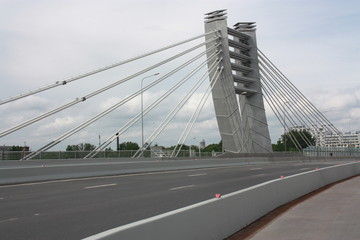  bridge over the Neva river in St. Petersburg   