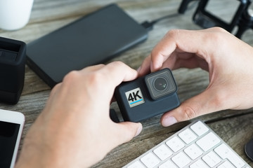 4k action camera device