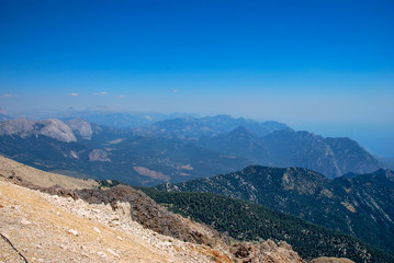 Panoramic views from a height of 2365 meters