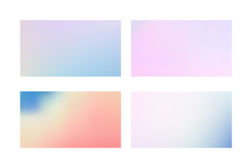 Modern colorful flow poster.