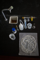 Laboratory chemicals equipment for experiment making bioplastics research healthcare