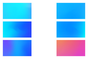 Modern colorful flow poster.