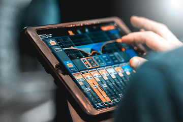 Touch tablet with remote control