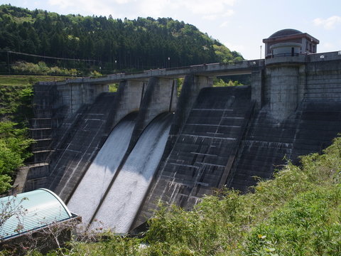 片倉ダム, Katakura Dam, Kimitsu City, Chiba Prefecture, Japan