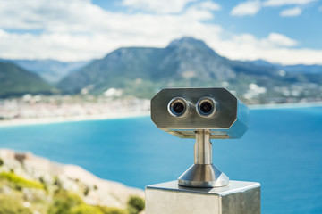 Binocular Spyglass for viewing attractions