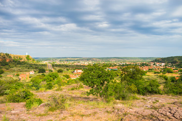 Cityscape of Oeiras from the top of a hill - Piaui state, Brazil