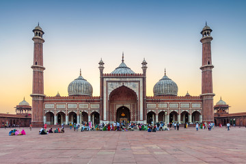 Fototapeta na wymiar Jama Masjid in Delhi, India