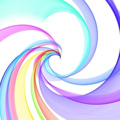 抽象的な虹
