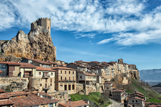 castle in medieval city