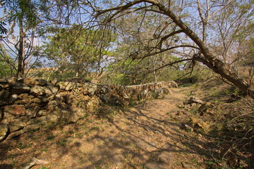 Hiking track Camino Real from Barichara to Guane in Colombia