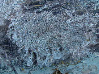 Texture of a patch from burlap