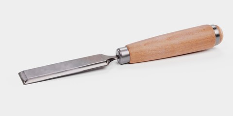 Realistic 3d Render of Chisel