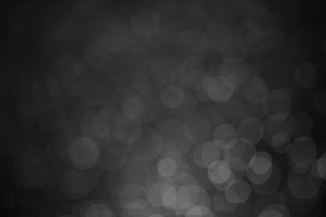 Black and white bokeh dot for background