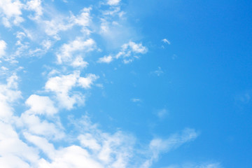 blue sky with clouds