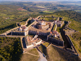 Aerial view of Nossa Senhora da Graca Fort, Elvas