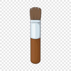 Cosmetic makeup brush icon. Cartoon illustration of cosmetic makeup brush vector icon for web design