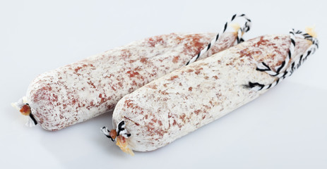 Obraz premium Longaniza on white background