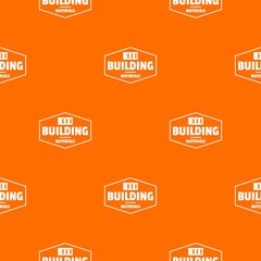 Industrial emblem pattern vector orange for any web design best