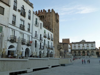Fototapeta na wymiar Extremadura. City of Caceres.Spain. Unesco World Heriatge Site