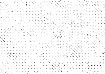 Old Pattern Grunge Texture Background, Grungy Black Abstract Rough Vector, Halftone Dotted Scratch