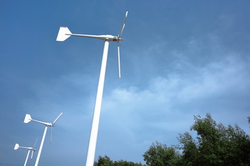 風力発電、エコイメージ、クリーンエナジー