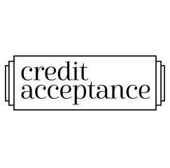 CREDIT ACCEPTANCE stamp on white background