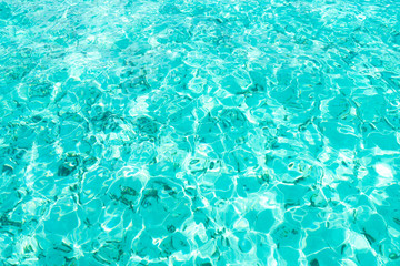 Beautiful sea and ocean water wave surface textures