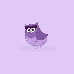 Cute Vector Collection of Bright Owls eps