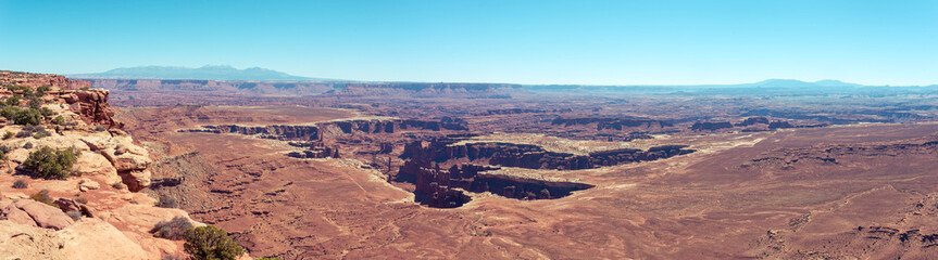Fototapeta na wymiar Grand view point overlook Canyonlands National Park