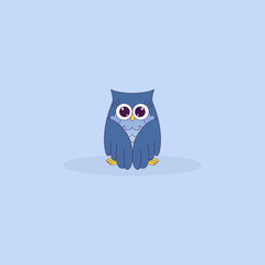 Cute Vector Collection of Bright Owls eps