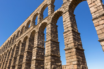 Segovia aqueduct ruins