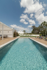 Modern villa with pool and garden