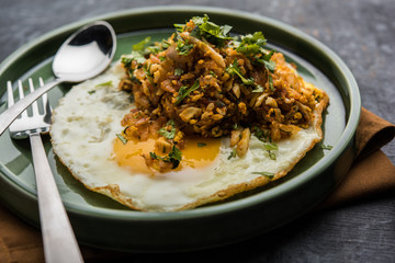 Anda or Egg ghotala is a popular innovative tasty recipe from Surat, Gujrat