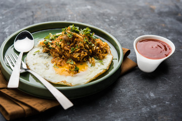 Anda or Egg ghotala is a popular innovative tasty recipe from Surat, Gujrat