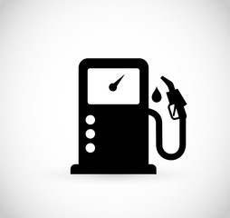 Petrol vector icon simple illustration