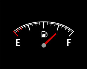 Petrol level vector illustration