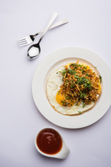 Anda or Egg ghotala is a popular innovative tasty recipe from Surat, Gujrat