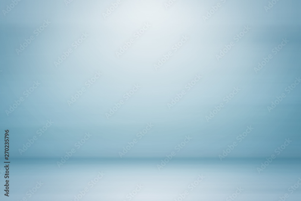 Aufkleber empty blue white studio backdrop abstract gradient grey background vintage color design used us mont