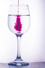 glass of white wine