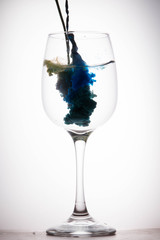 Paint in water