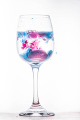 Paint in water