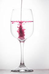glass of red wine
