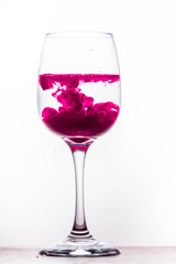 glass of red wine